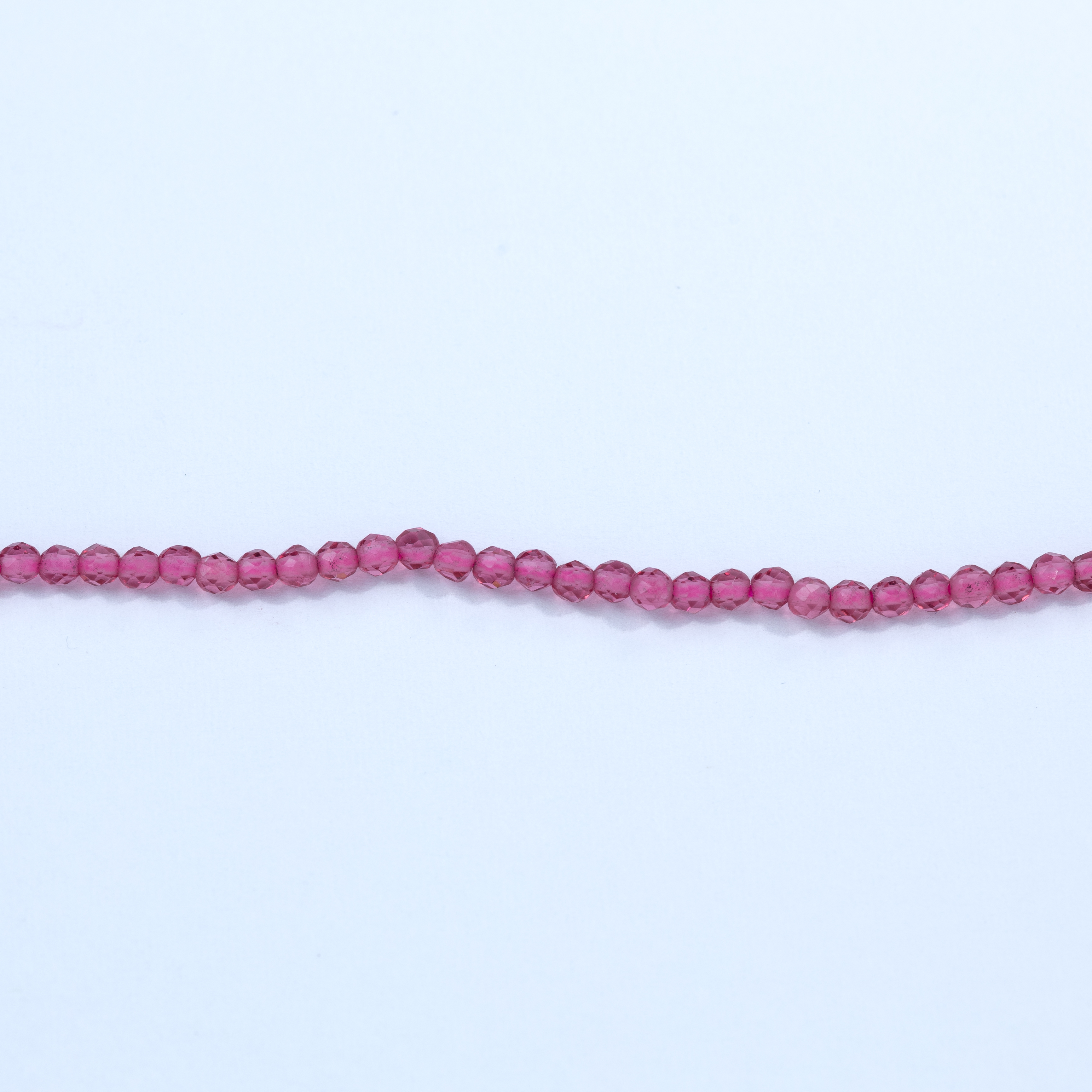 20348 Fuchsia 2mm Faceted Crystal Strands